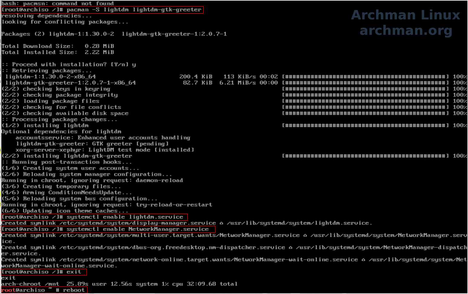 Systemctl enable. Lightdm archlinux. Lightdm установка archlinux. Arch Linux Hooks.
